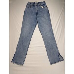 Abercrombie & Fitch Curve Love 90's Straight Ultra High Rise Jeans Size 27/4R‎